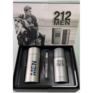 Carolina Herrera 212 SEXY MEN 100 ml Edp Erkek Parfüm & Deodorant 150 ml & Dekant 10 ml çanta boy ÖZEL GİFT SET