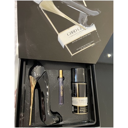 Carolina Herrera Good Girl Edp 80 ml Kadın Parfüm & Deodorant 150 ml & Dekant 10 ml çanta boy ÖZEL GİFT SET